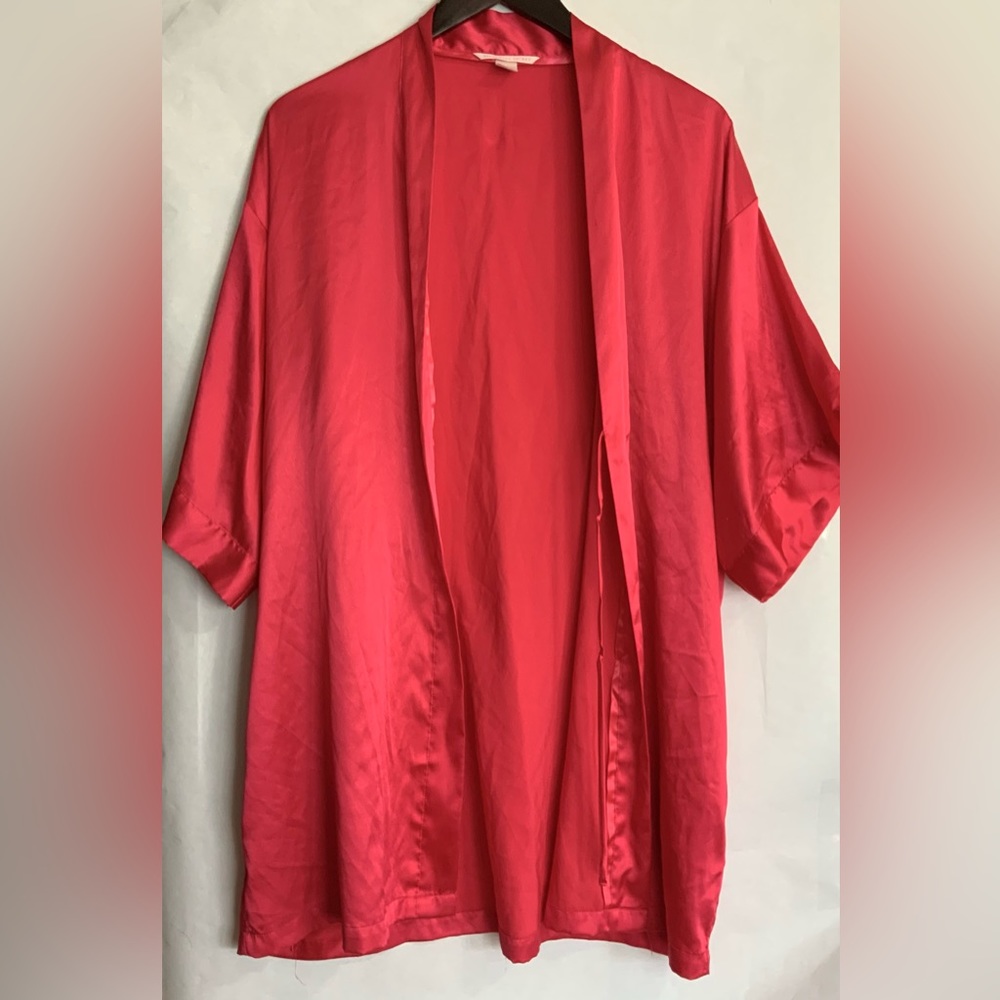 Victoria’s Secret Satin Pink/Red Robe